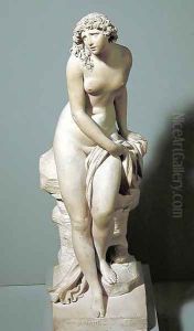 Ariane abandonnee par Thesee [detail #2] (Ariadne abandoned by Theseus) by Jacques-Augustin Pajou