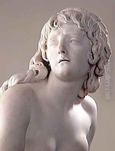 Psyche abandonnee [detail #1] (Psyche Abandoned) by Jacques-Augustin Pajou