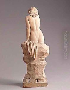 Ariane abandonnee par Thesee [detail #1] (Ariadne abandoned by Theseus) by Jacques-Augustin Pajou