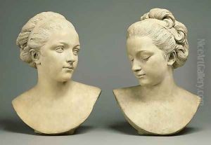 Ideal Female Heads by Jacques-Augustin Pajou