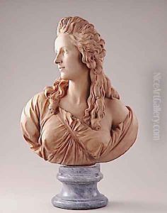 Elisabeth Vigee-Lebrun by Jacques-Augustin Pajou