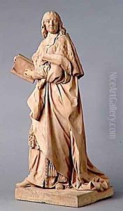 Bossuet (Jacques Benigne) [detail #1] by Jacques-Augustin Pajou