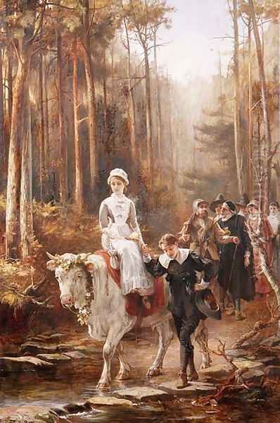 Priscilla, The Courtship of Miles Standish, 1885 by Laslett John Pott