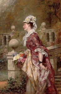 Flowers for my lady by Laslett John Pott