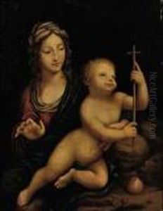 The Madonna Of The Yarnwinder by Leonardo Da Vinci