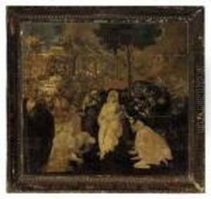 The Adoration Of The Magi by Leonardo Da Vinci