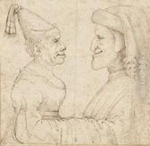 Two Grotesque Heads