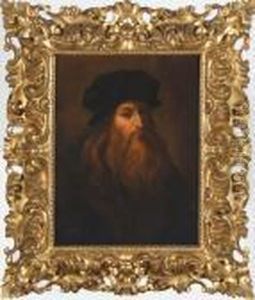 Copy Of Self-portrait Of Leonardo Da Vinci by Leonardo Da Vinci