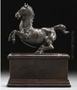 A Bronze Rearing Horse
