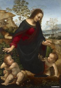The Madonna And Child With The Infant Saint John The Baptist