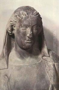 The Tiburtine Sibyl [detail #1] by Andrea Pisano