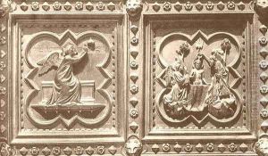 Scenes from the Life of St John the Baptist (panels of the south doors) by Andrea Pisano