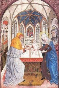 Presentation in the Temple 1444 by Master of the Polling Panels