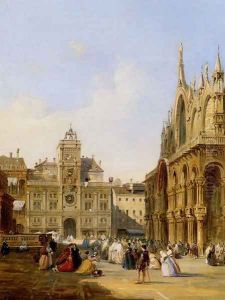 A View Of St Mark's Square by Edward Pritchett