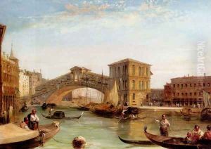 Ponto Di Rialto (Canal Grande) by Edward Pritchett