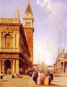 St Mark's Square, Venice by Edward Pritchett
