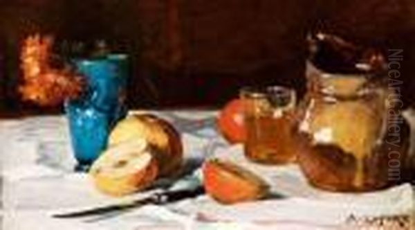 Nature Morte Au Broc Et Pommes - view 1