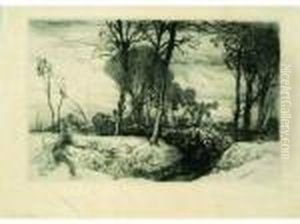 Soir D'hiver (vendee). 1914.