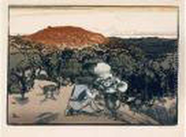 Le Braconnier, Dunes De Saint-jean-de-mont. 1901. - view 1