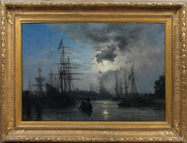 Caen, 
Le Canal, 
L'amorce Du Bassin Saint-pierre Et L'abbaye Aux Dames - view 1