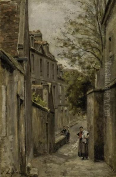 La Rue Saint-vincent, Montmartre - view 1