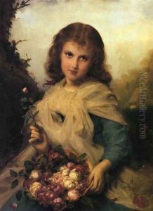 Roses by Etienne Adolphe Piot