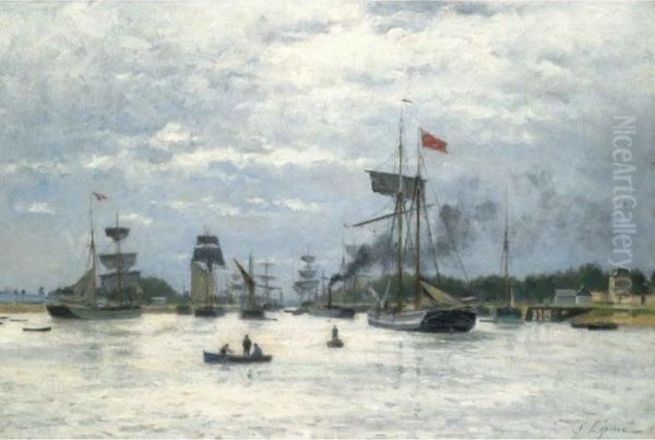 Property From A Private Collection
Navires Au Port - view 1