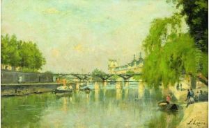 Vue Du Louvre Et De La Seine