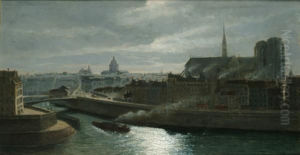 Notre Dame From The Seine - view 1