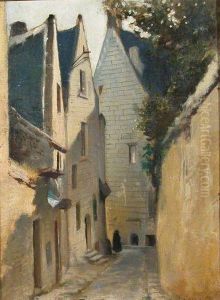 Street In Rouen by Stanislas Lepine
