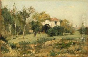 La Maison Blanche, Bois De Meudon by Stanislas Lepine