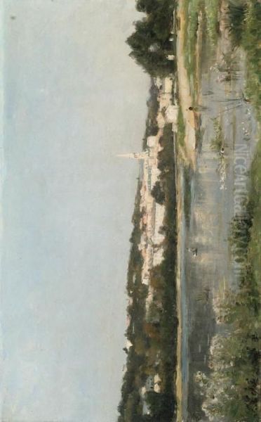 Bords De La Seine A St. Cloud - view 1