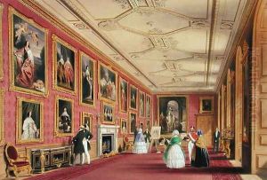 The Vandyke Room, Windsor Castle, 1838 by James Baker Pyne