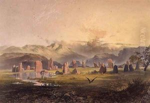 Castlerigg Stone Circle near Keswick, from The English Lake District, 1853 by James Baker Pyne