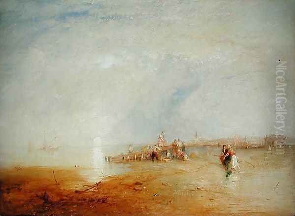 Whitstable Sands with Women Shrimping, 1847 - view 1