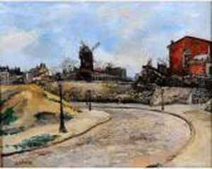 < L""""avenue Junot En 1922 >. by Marcel Leprin