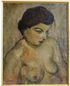 Femme En Buste by Marcel Leprin