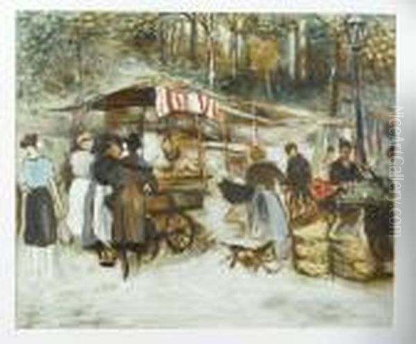 Strassenszene Mit Marktfrauen. - view 1