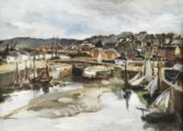 Le Port A Maree Basse - view 1