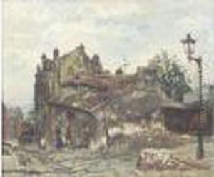 La Maison De Mimi Pinson A Montmartre by Marcel Leprin