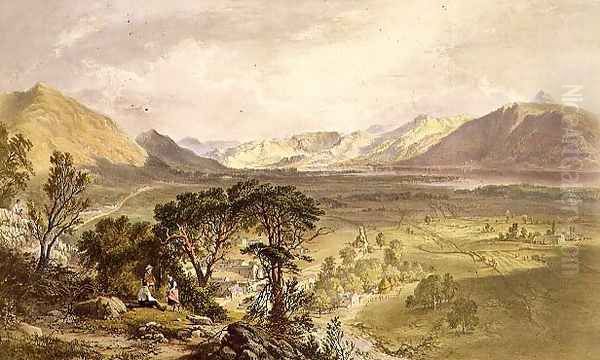 Bassenthwaite, from The English Lake District, 1853 - view 1