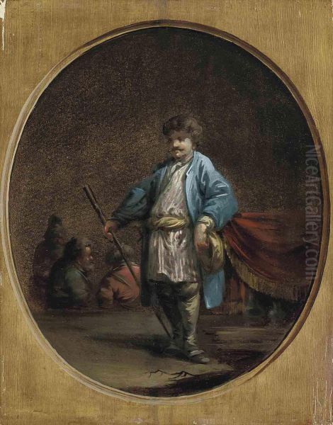 Le Prince A Trompe L'oeil With A Man In Georgian Dress - view 1
