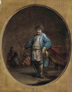 Le Prince A Trompe L'oeil With A Man In Georgian Dress