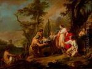 Moises Salvado De Las Aguas by Jean-Baptiste Le Prince