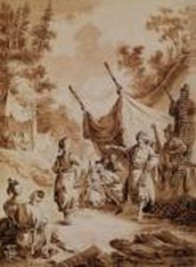 Russischer Tanz by Jean-Baptiste Le Prince