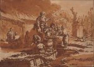 Markttag by Jean-Baptiste Le Prince