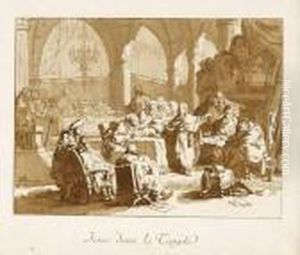 Jesus Dans La Temple by Jean-Baptiste Le Prince
