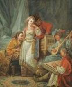 Le Concert Russe by Jean-Baptiste Le Prince