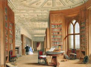 The Library, Windsor Castle, 1838