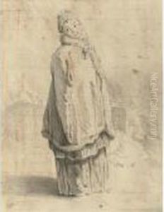 Girl In Russian Costume by Jean-Baptiste Le Prince
